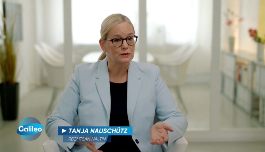 ProSieben „Galileo“ vom 16.09.2025: Rechtsanwältin Tanja Nauschütz als Expertin in der Reportage „Milliardengeschäft Cyberbetrug: So werden Anleger um Millionen betrogen“<span>Cyberbetrug entwickelt sich zur am schnellsten wachsenden kriminellen Masche weltweit, allein im vergangenen Jahr erbeuteten Täter mehr als 858 Milliarden Euro. Galileo zeigt, wie sich Betroffene schützen können und welche Maßnahmen die Ermittler ergreifen, um dem Milliardengeschäft Einhalt zu gebieten.</span>